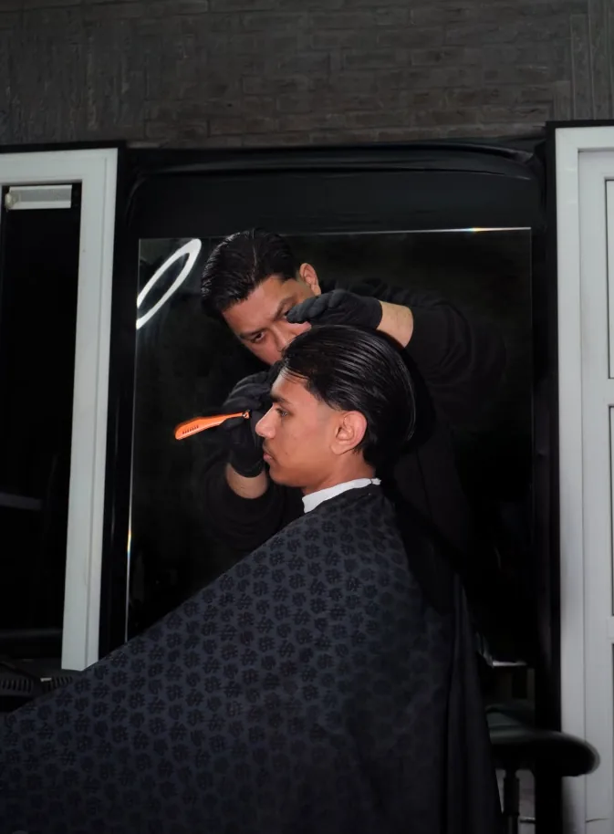 Line-up met het mes bij Camp Cuts
